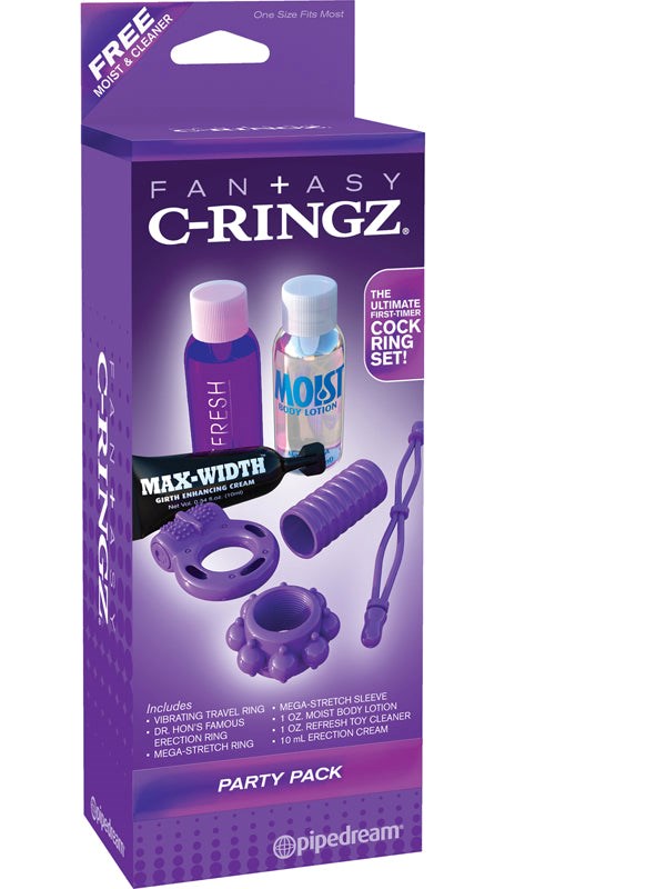 Fantasy C-Ringz Party Pack - - Rabbit Vibrators