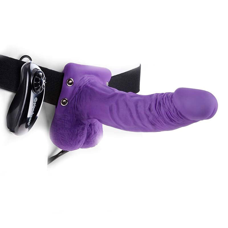 Fetish Fantasy Vibrating Hollow Strap-On For Him Or Her - - Remote Control Vibrators