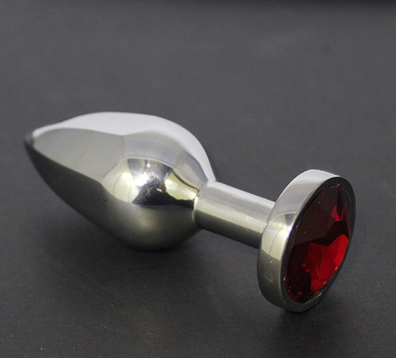 Helix Jewelled Medium Anal Plug - - Steel Sex Toys