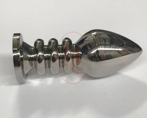 Ribbler Metal Jeweled Large Anal Plug by Hell's Couture - Breast and Nipple Toys