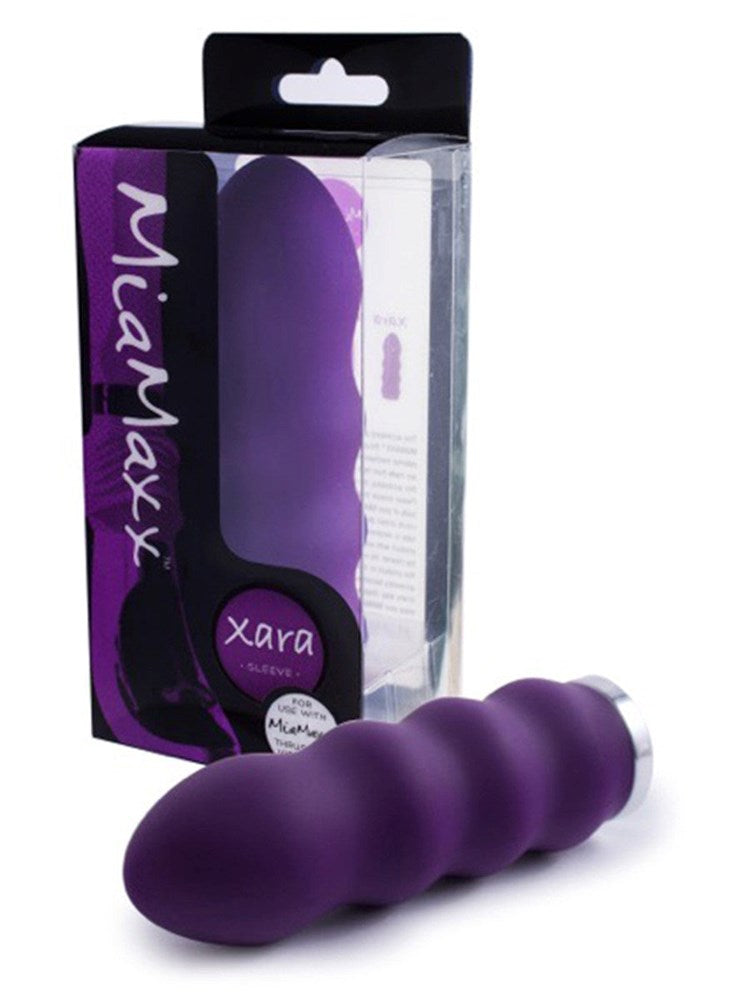 MiaMaxx Xara Rippled Adult Vibrator Sleeve - - Realistic Dildos