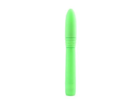 Neon Luv Touch Slims Ribbed Personal Massager - Personal Massagers