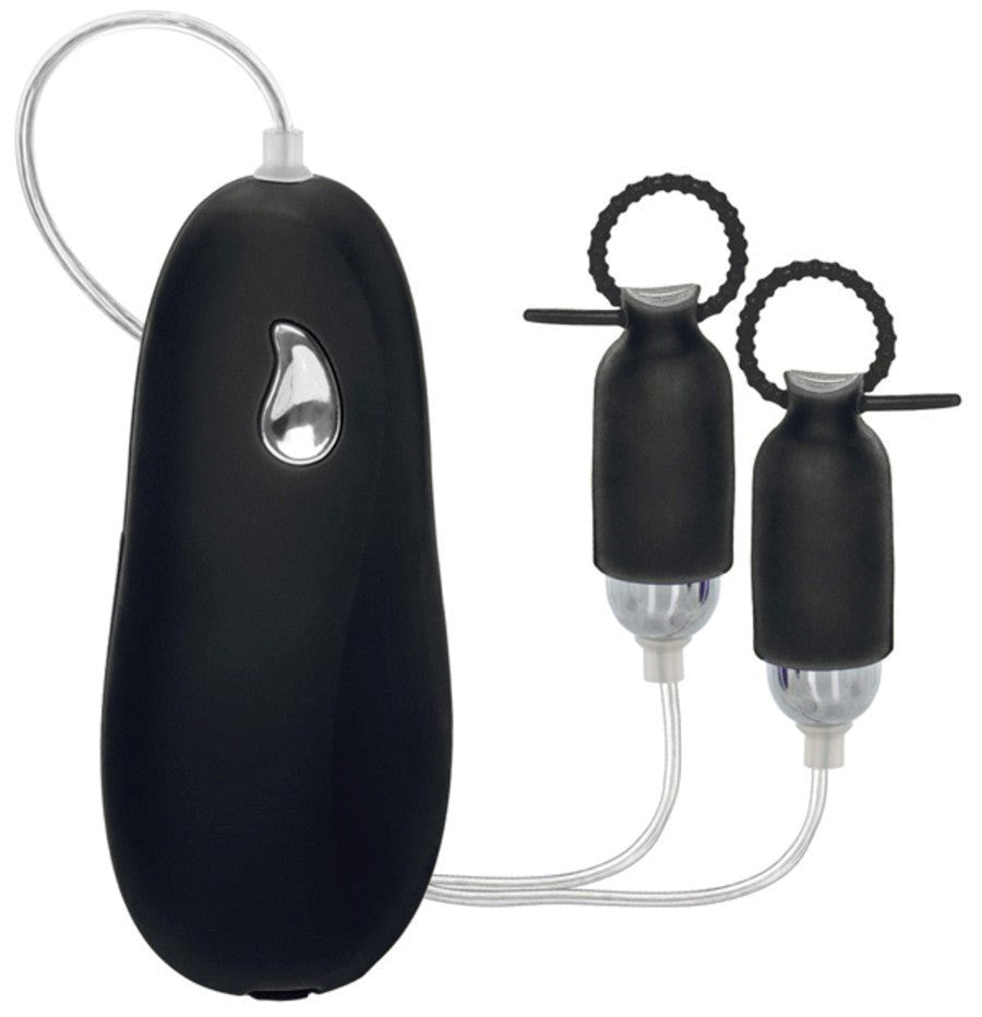 Nipple Play Silicone Vibrating Nipple Pleasurizers - - Rabbit Vibrators