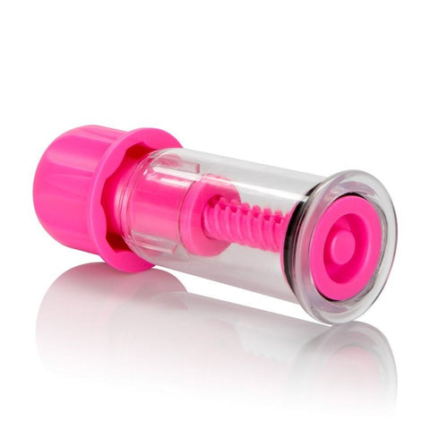 Nipple Play Vacuum Twist Suckers by California Exotics - Steel Sex Toys