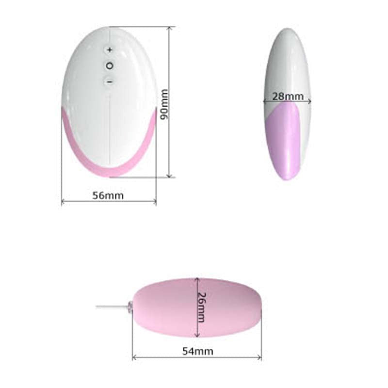 Odeco Wired Remote Control Egg - - Steel Sex Toys