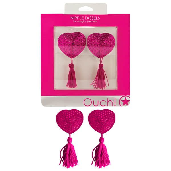 OUCH! Nipple Tassels Heart - - G-Spot Vibrators