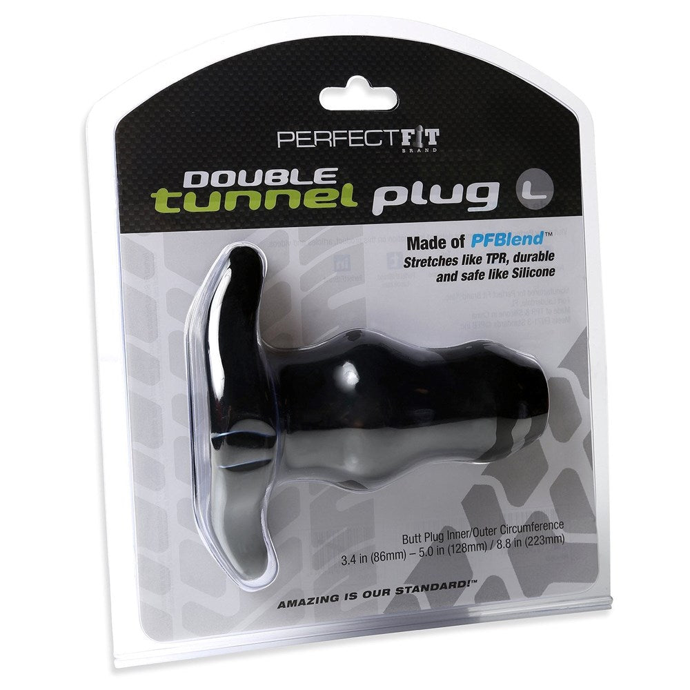 Perfect Fit Double Tunnel Plug Large - - Butt Plugs