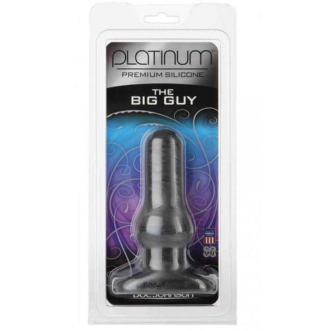 Platinum The Big Guy Silicone Anal Plug by Doc Johnson - Butt Plugs
