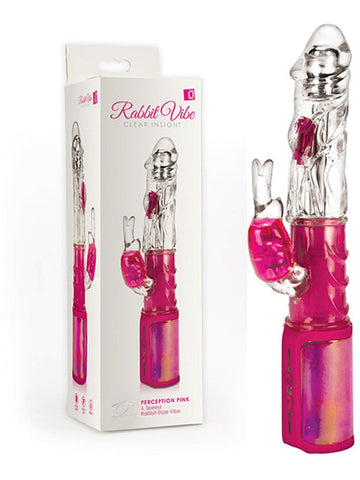 Clear Insight Rabbit Vibrator by Topco - Rabbit Vibrators
