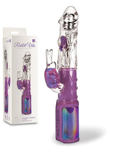 Clear Insight Rabbit Vibrator by Topco - Rabbit Vibrators