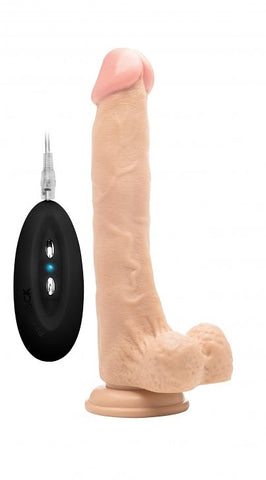 Real Rock Vibrating 10 Realistic Cock by Shots Toys - Vibrating Dildos