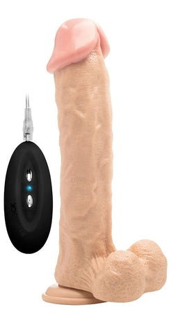 Real Rock Vibrating 11 Realistic Cock by Shots Toys - Vibrating Dildos
