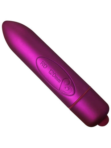 120Mm Vibrating Bullet Massager by Rocks Off - Steel Sex Toys