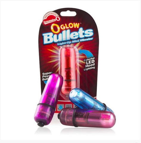 O Glow Mini Bullet Vibrator by Screaming O - Finger and Tongue Vibrators
