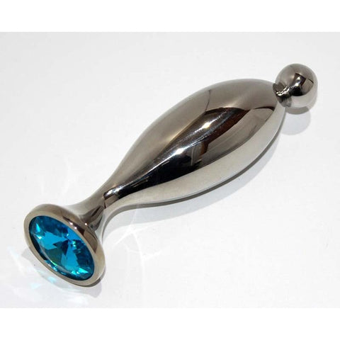 Seal & Ball Steel Sex Probe Large by Hell's Couture - Steel Sex Toys