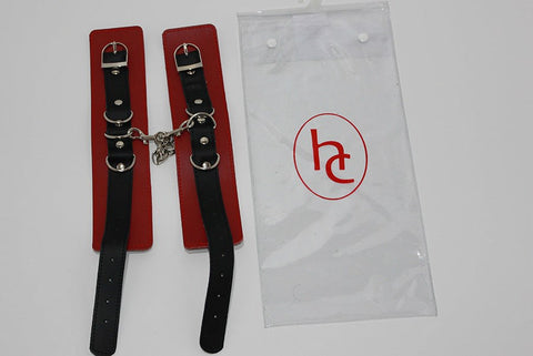 Simple Wrist Or Ankle Cuffs With Studs Leather - Cuffs and Restraints