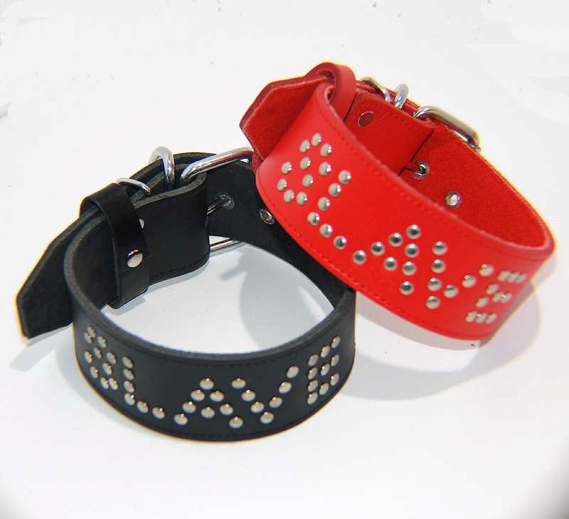 Slave Leather BDSM Collar - - Collars And Cuffs