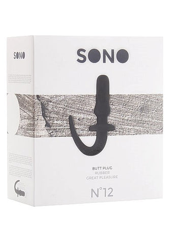 No 12 Tapered Silicone Butt Plug by Sono - Butt Plugs