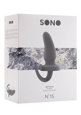 No 15 Waterproof Textured Butt Plug by Sono - Butt Plugs