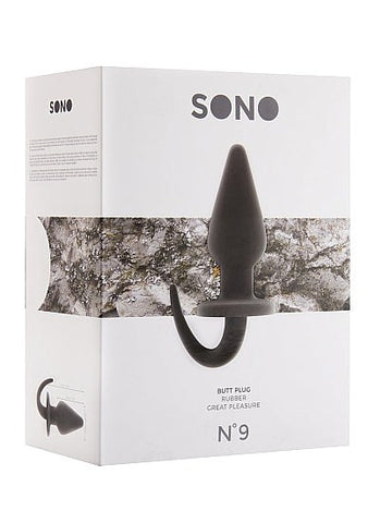 No 9 Rubber Butt Plug by Sono - G-Spot Vibrators