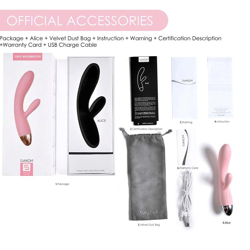 Svakom Alice Vibrator - - G-Spot Vibrators