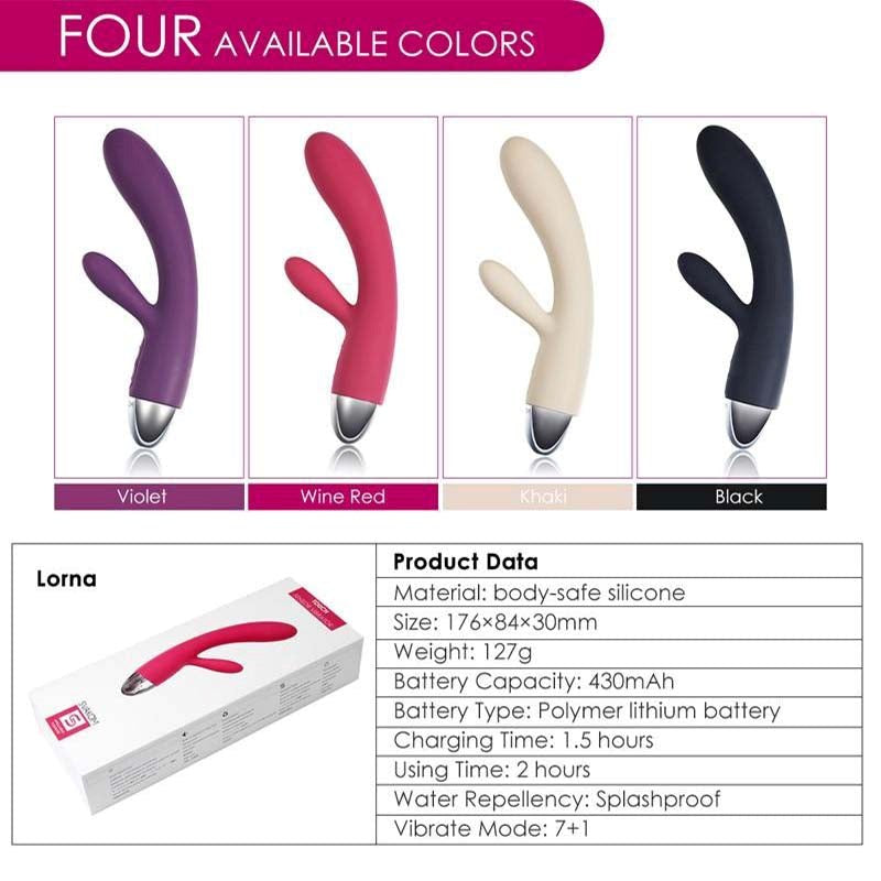 Svakom Lorna Rabbit Vibrator - - Body Wands