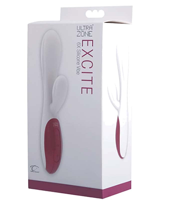 UltraZone Excite 6X Rabbit Style Vibe - - G-Spot Vibrators