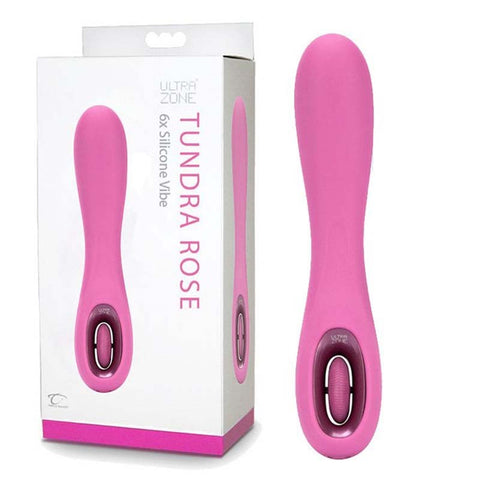 UltraZone Tundra Rose Silicone G-Spot Vibrator by Topco - G-Spot Vibrators