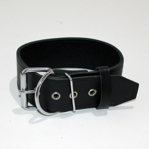 WHORE Leather Bondage Collar by Hell's Couture - Collars and Leads