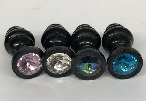 Wild Passion Anal Plug Black Small by Hell's Couture - Steel Sex Toys