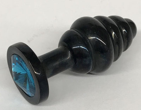 Wild Passion Anal Plug Black Small by Hell's Couture - Steel Sex Toys