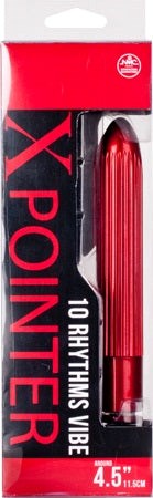 X Pointer 4 5 In 10 Functions Metallic Waterproof - Mini & Slim Vibrators