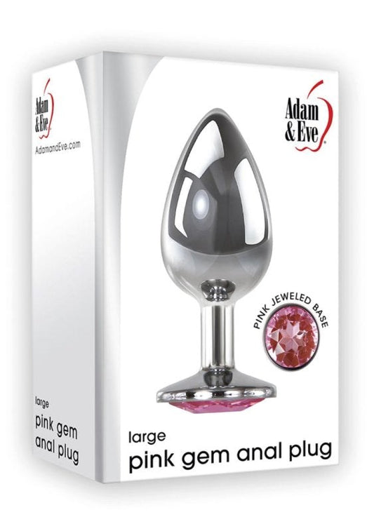 Adam and Eve Pink Gem Anal Plug