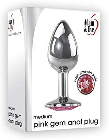Pink Gem Anal Plug by Adam & Eve Sextoys - Butt Plugs