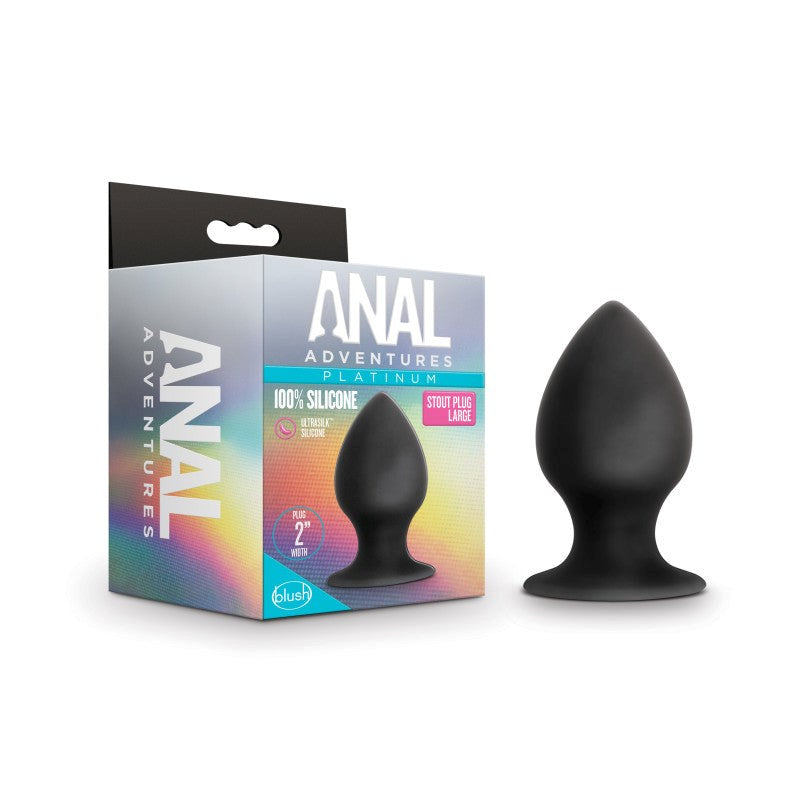 Anal Adventures Platinum Anal Stout Plug - Butt Plugs