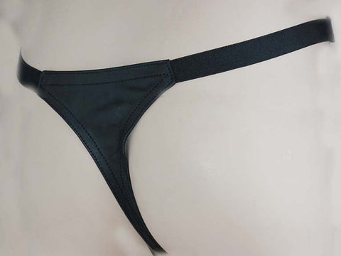 Leather Jockstrap with Front Zipper by Hell's Couture - Jocks and G-Strings