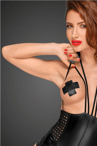 Black Powerwetlook Body Multistraps by Noir Handmade - Her Fetish