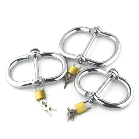 Bondage Metal Wrist Cuffs by BDStyle - Cuffs and Restraints