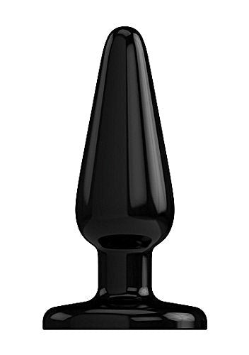 Bottom Line Rubber Butt Plug Black Model 1 Black - Butt Plugs