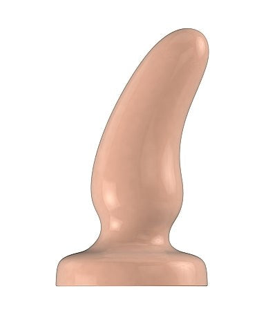 Bottom Line Rubber Butt Plug Flesh Model 7 - Butt Plugs