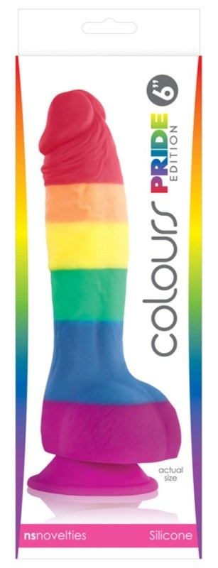Colours Pride Edition 6'' Dong by NS Novelties - Realistic Dildos
