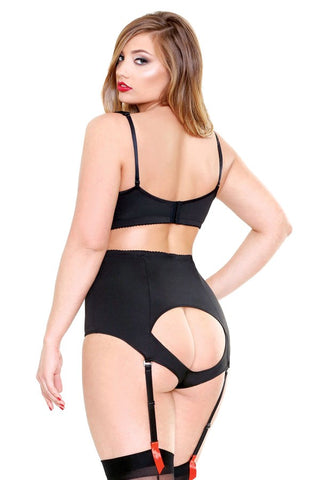 CURVE Fringe Bra & Cutout Panty Set by Fantasy Lingerie - Bras and Bra Sets