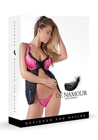 De Namour Babydoll Set With G-String by Shots Toys - Babydolls and Chemises