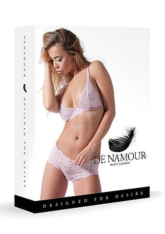 De Namour Lingerie Pink Set by Shots Toys - Bras and Bra Sets