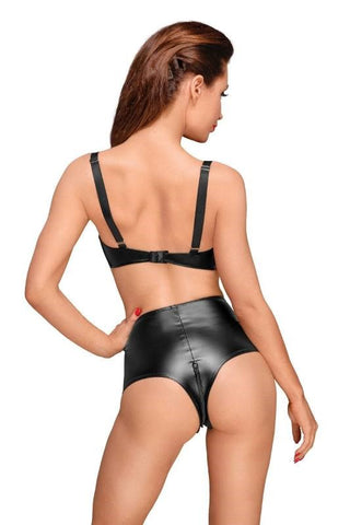 Decadence Powerwetlook High-Waisted Shorts - Her Fetish