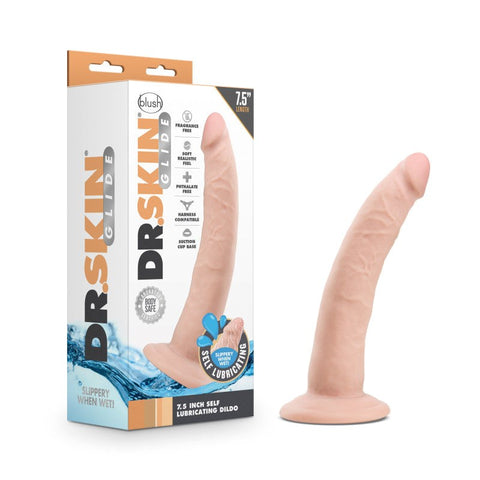 Dr. skin glide self lubricating dong flesh - Realistic Dildos