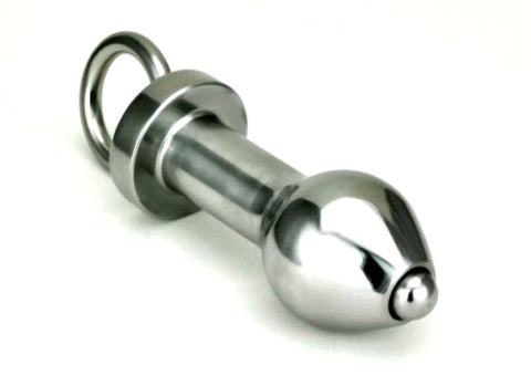 Endo Steel Anal Plug 3.5 inches by Hell's Couture - Steel Sex Toys