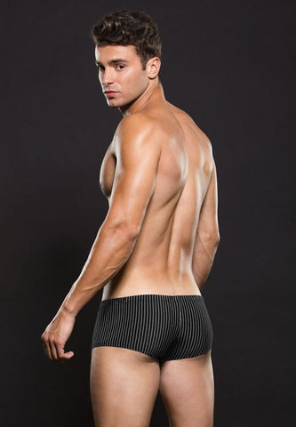 Envy Microfiber Men Trunk White Pinstripe by Envy Menswear - Jocks and G-Strings