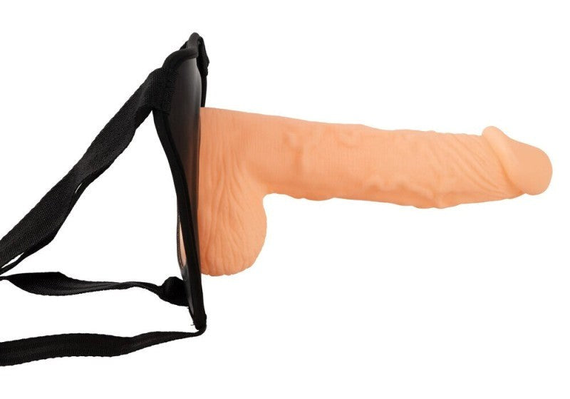 Erection Assistant Hollow Strap On Flesh - Strap On Sextoys