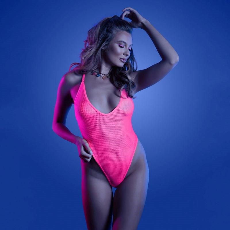 Glow Electric Haze Teddy - Babydolls and Chemises